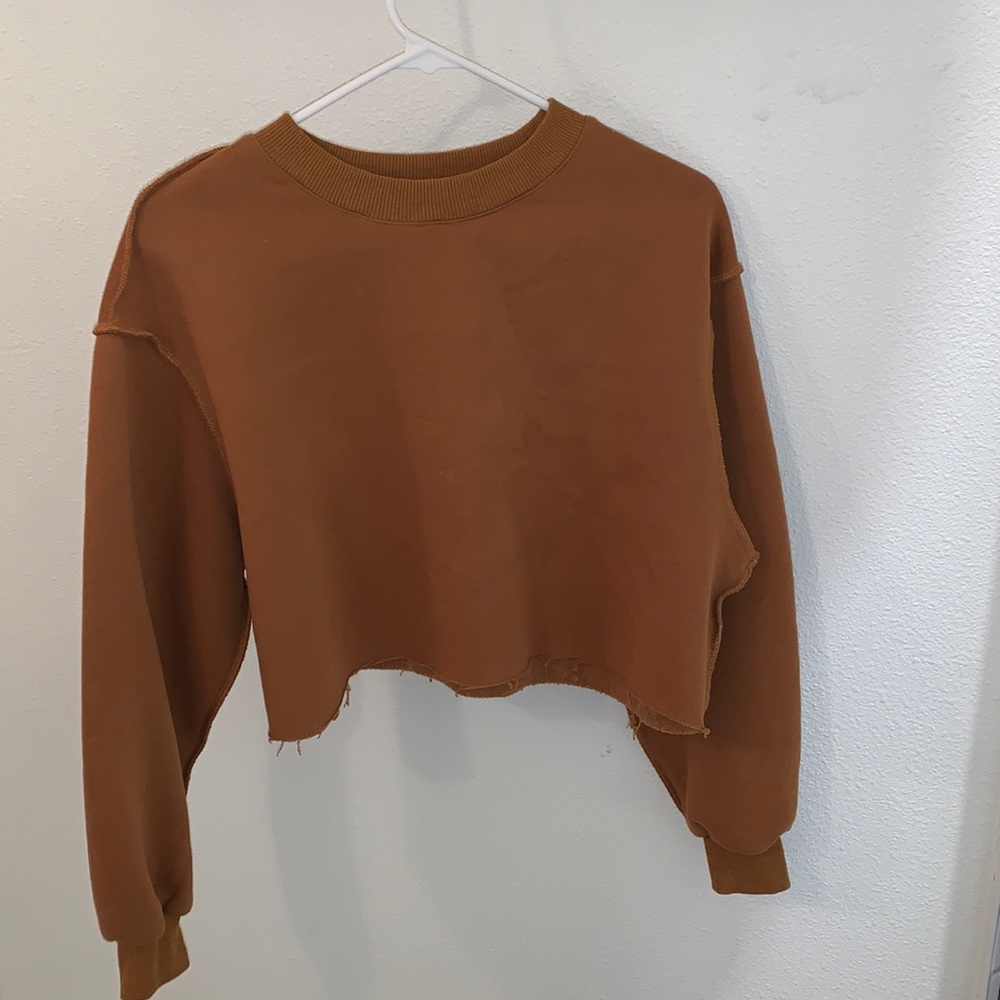 Fall cropped sweater